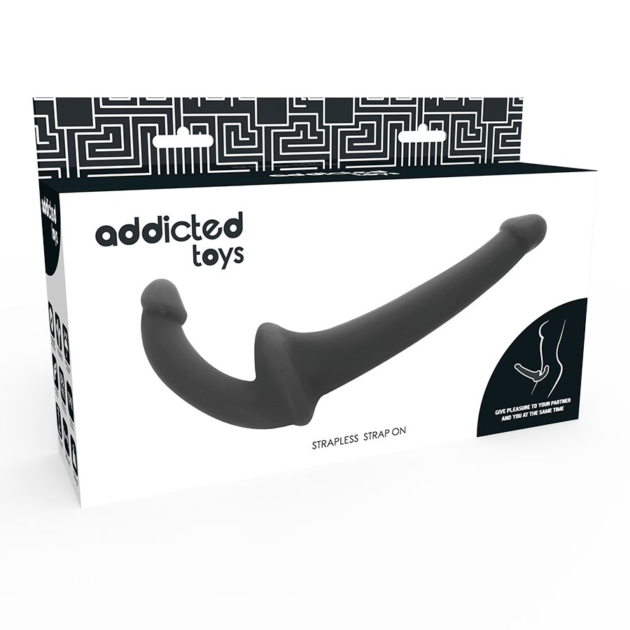 ADDICTED TOYS - DILDO MED RNA S UTAN UNDERKASTELSE SVART