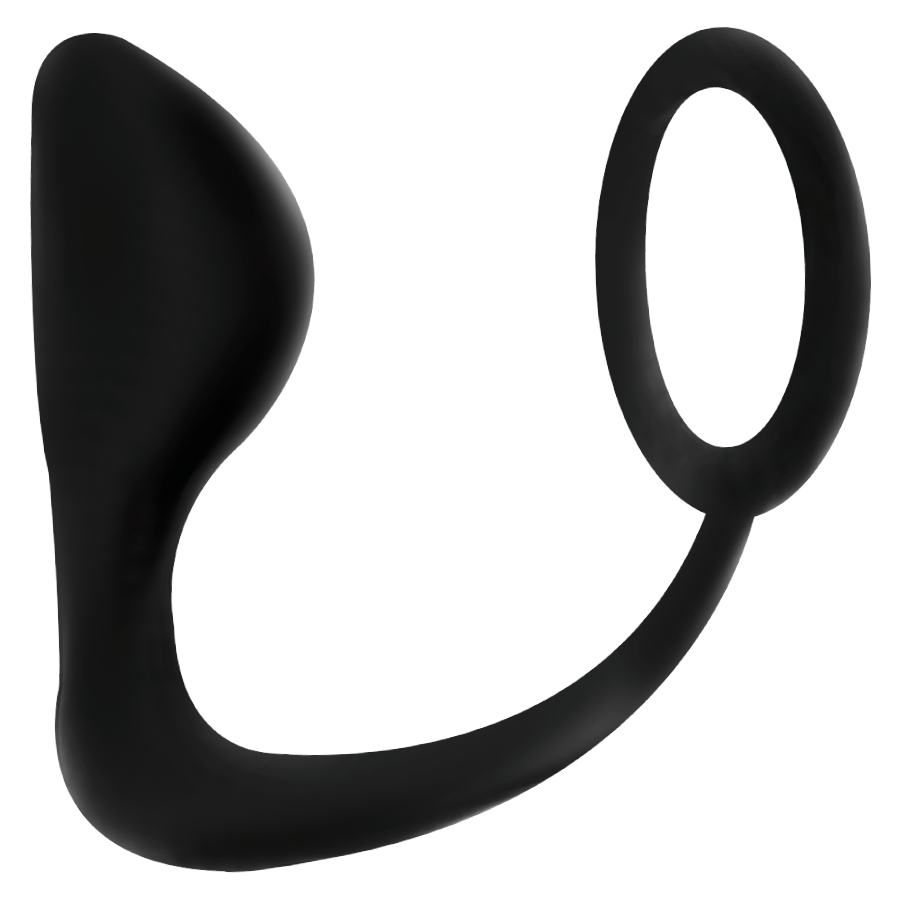 ADDICTED TOYS anal plug med svart penisring