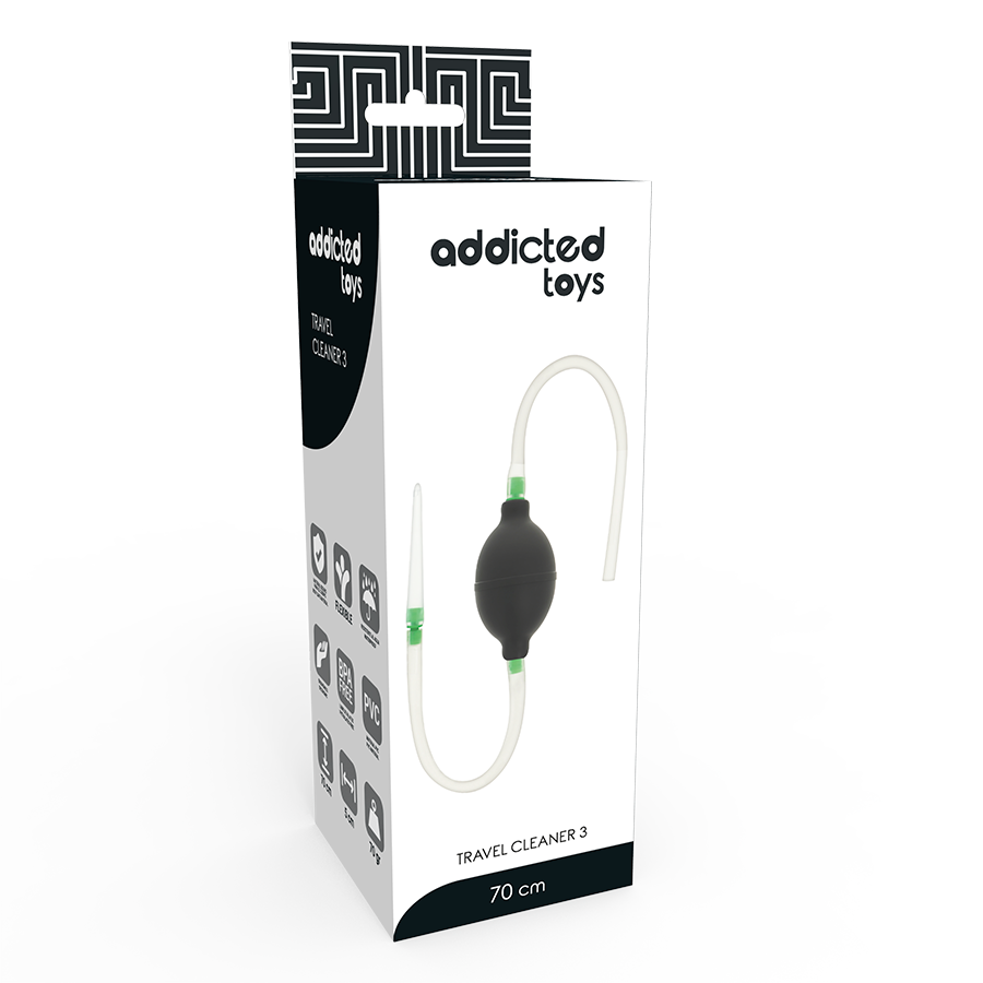 ADDICTED TOYS Black Enema Set