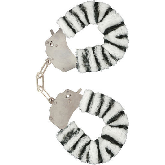 TOYJOY - Furry Fun Cuffs Bondage Zebra