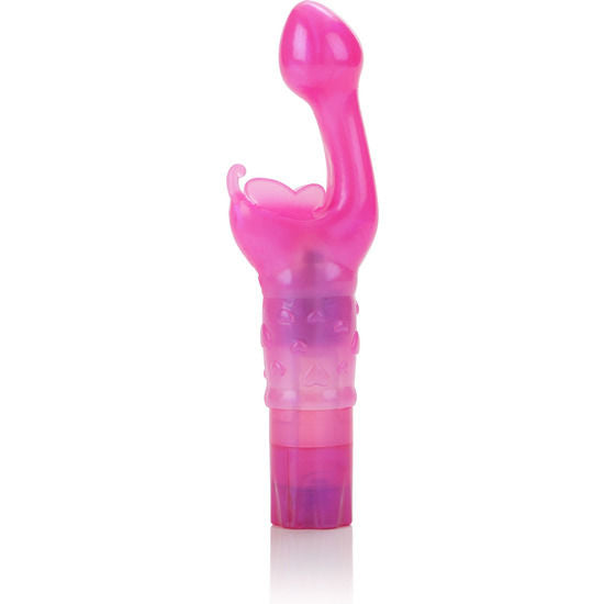 KISS BUTTERFLY KISS PINK G-punkts- och klitorisstimulator