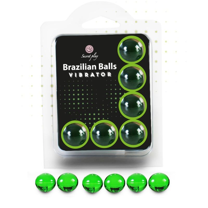 Set med 6 brasilianska bollar vibrator från SECRETPLAY
