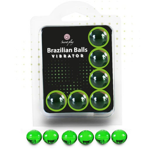 Set med 6 brasilianska bollar vibrator från SECRETPLAY
