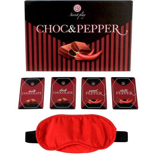 Spel "Choc & Pepper" med choklad- och kryddkort