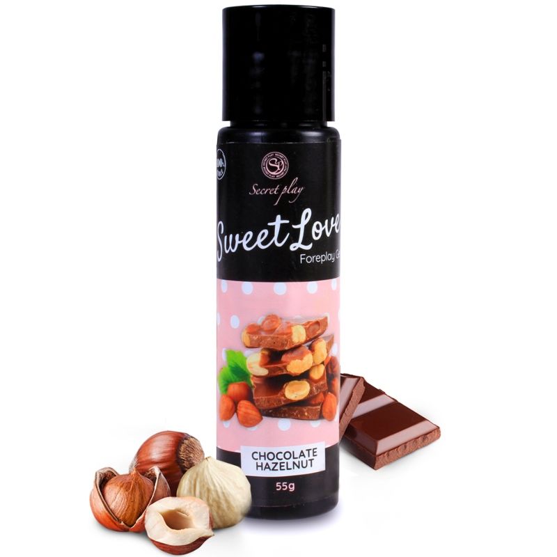 SECRETPLAY Gel Sweet Love Chocolate med hasselnöt 60 ml