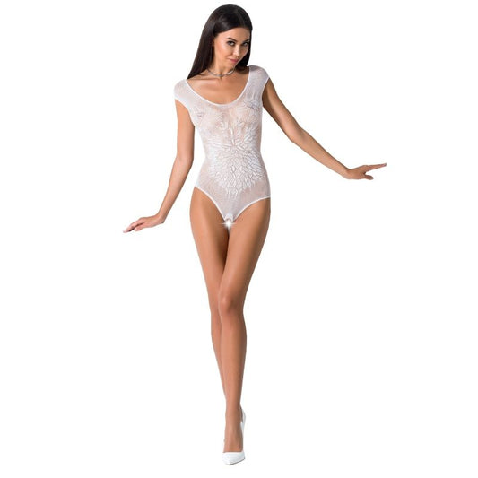PASSION - WOMAN BS064 VIT BODYSTOCKING EN STORLEK