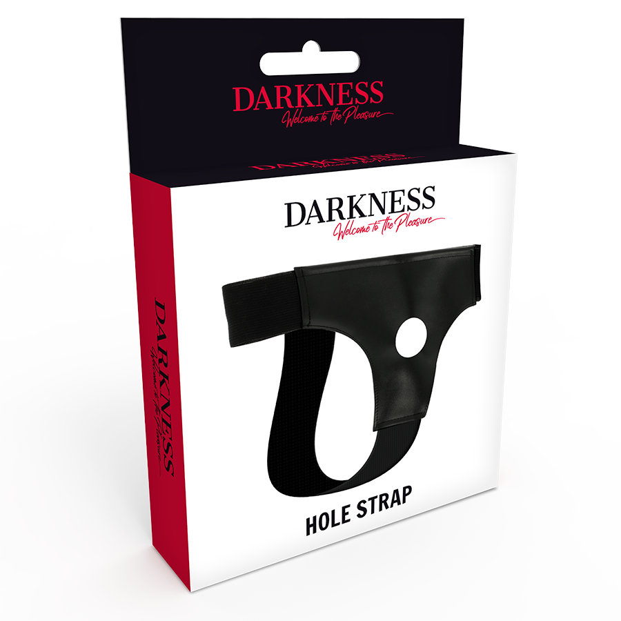 DARKNESS - Selen med hål, one size