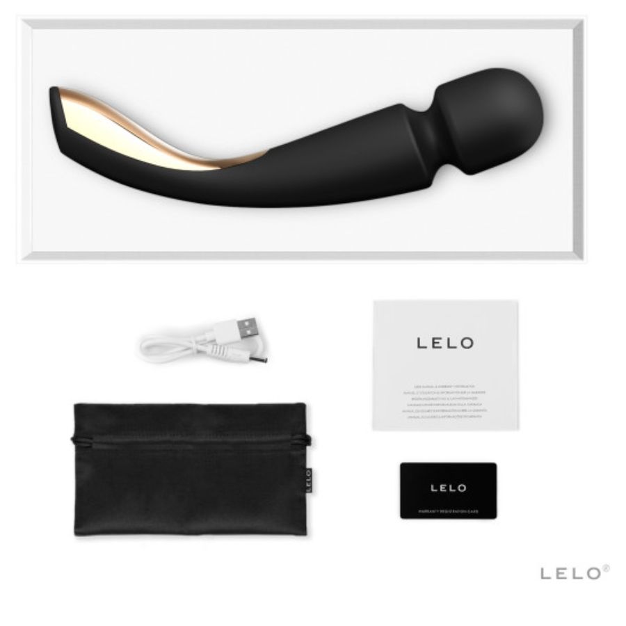 LELO Smart Wand 2 i svart, kraftfull massager