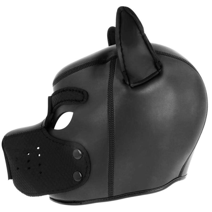 Neopren hundmask med avtagbar käft i storlek L