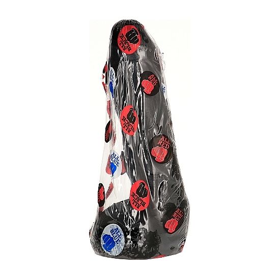 Realistisk analdildo i svart 20 cm