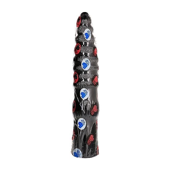 ALL BLACK - ANAL 33 CM dildo