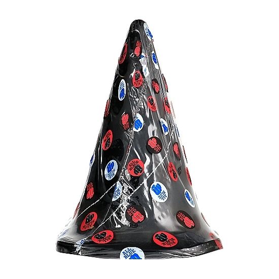 ALL BLACK triangulär buttplug 30 cm