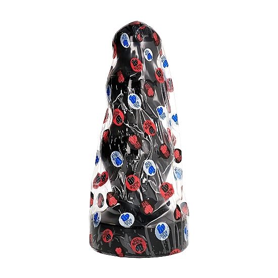 ALL BLACK buttplug Big 38 cm i PVC