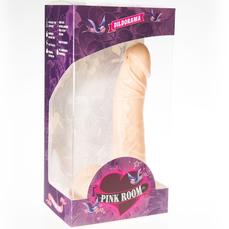 PINK ROOM EBAN realistisk dildo kött 19 cm