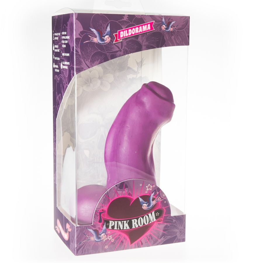 PINK ROOM Nestor realistisk dildo lila 16,5 cm