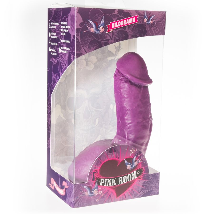 PINK ROOM Elian realistisk dildo lila 17,5 cm