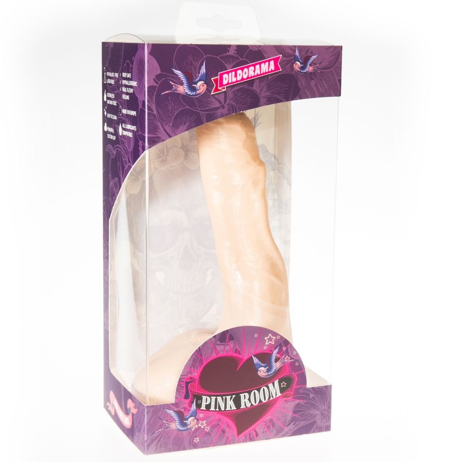 PINK ROOM NILO realistisk dildo köttfärgad 23 cm