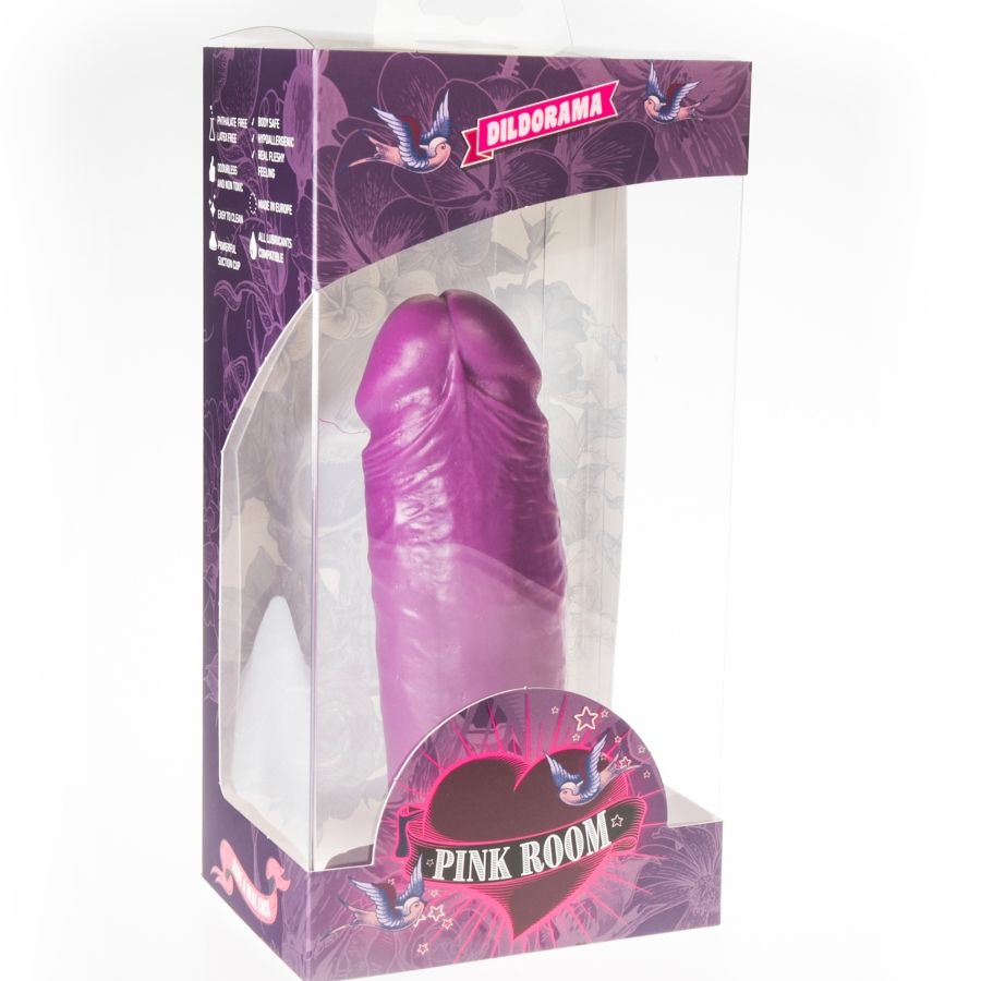 PINK ROOM Dael realistisk dildo lila 18,5 cm