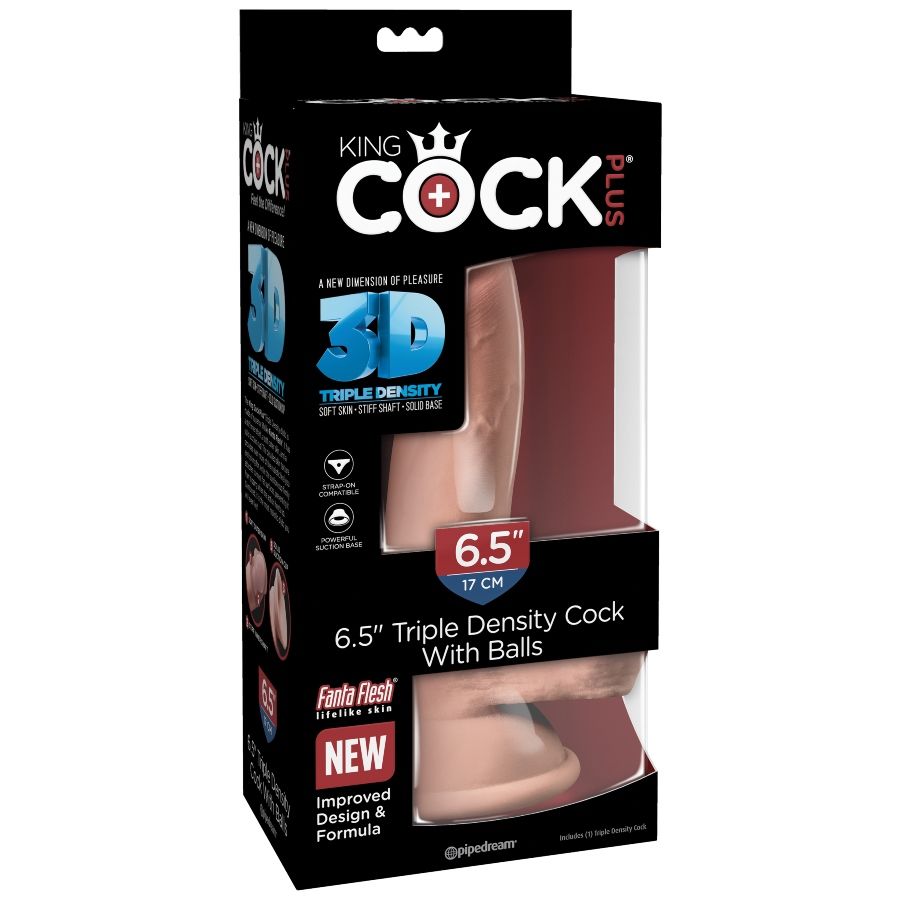 KING COCK Triple Density Dildo 14 cm