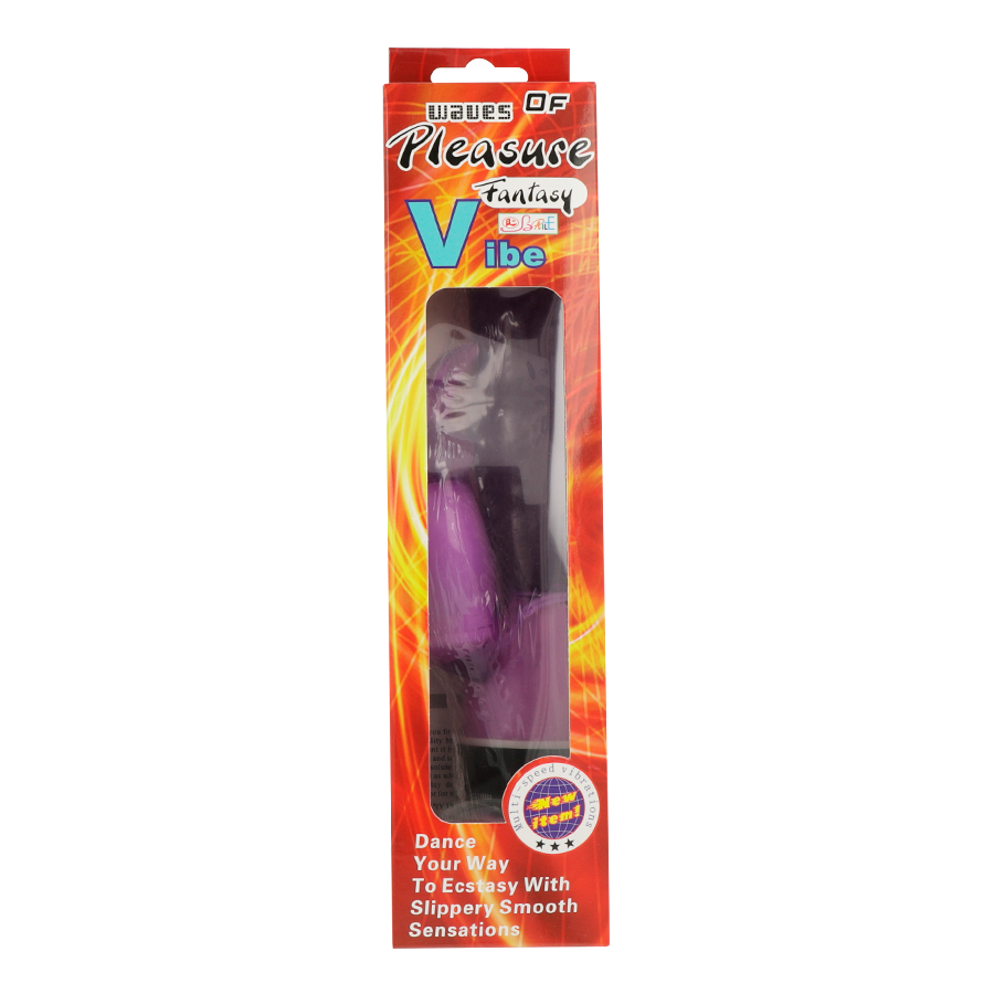 BAILE Waves of Pleasure vibrator med lila kanin 23 cm