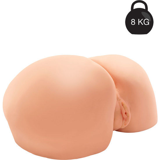 Bubble Butt Real Stico masturbator med vibration
