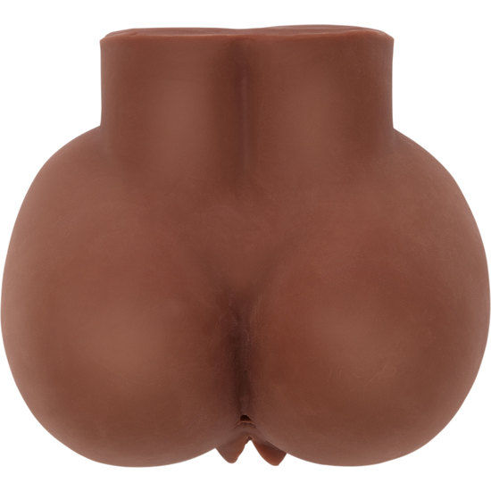 ACT Big Ass realistisk masturbator med brun vibrator