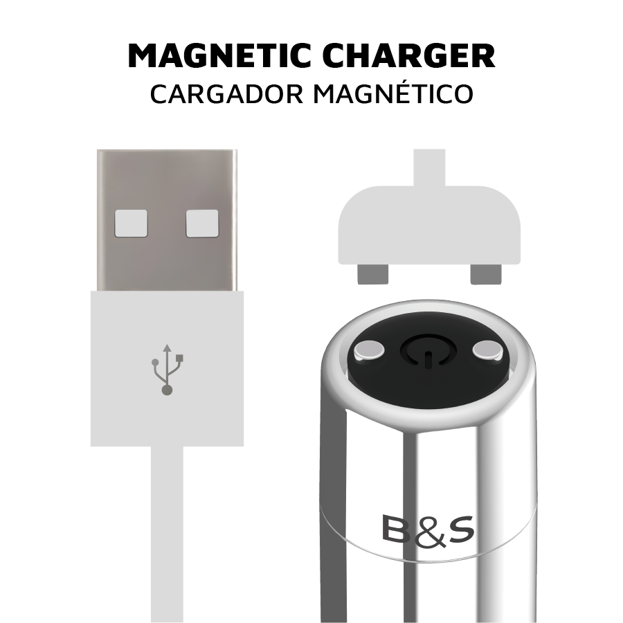 Kailan 2 silver vibrerande magnetisk kula