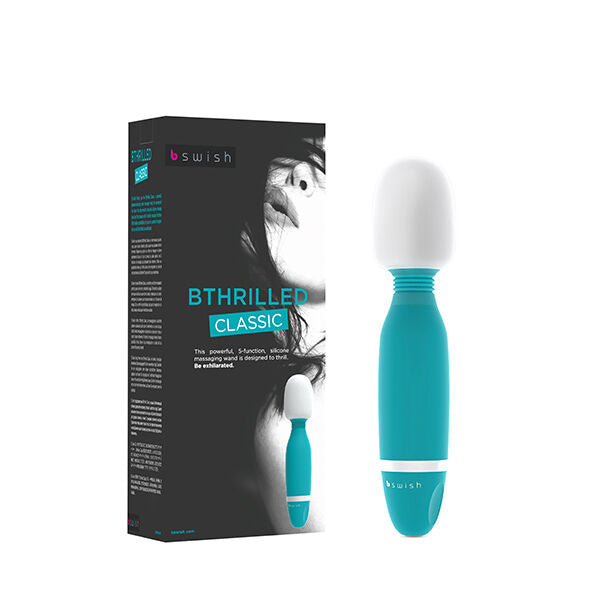 B Swish Bthrilled Classic wand vibrator i jadefärg