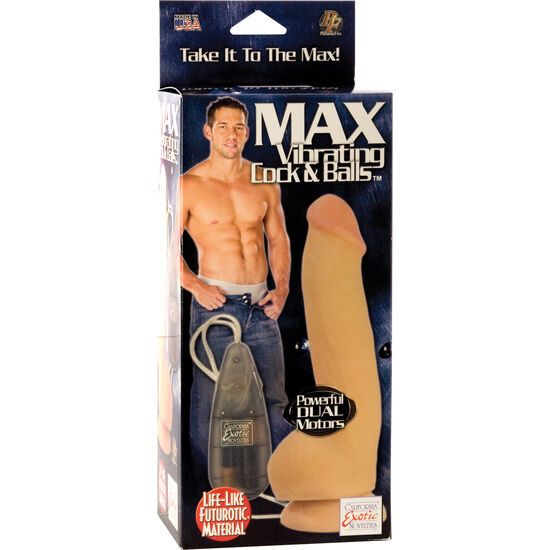 CALEXOTICS Max Vibrerande Penis och Testiklar