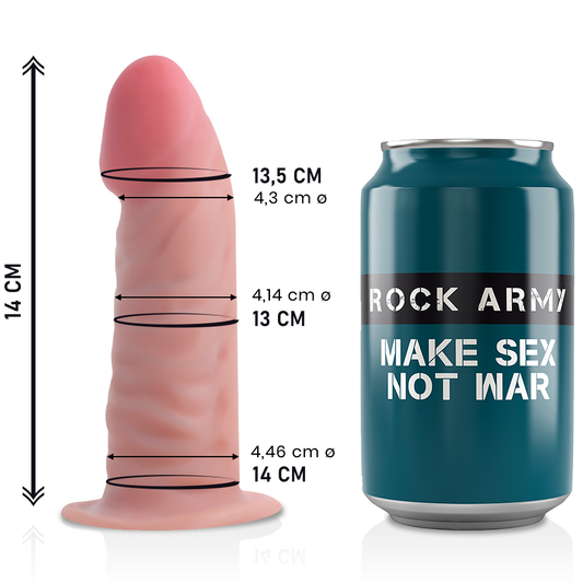 ROCKARMY Dual Density Tiger dildo 14 cm