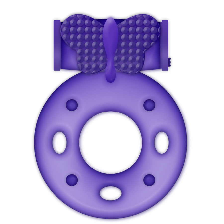 CASUAL LOVE RING LOVE PURPLE klitorisstimulatorring