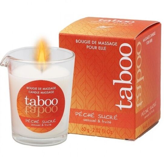 RUF Taboo massagecandle för henne med nektarindoft