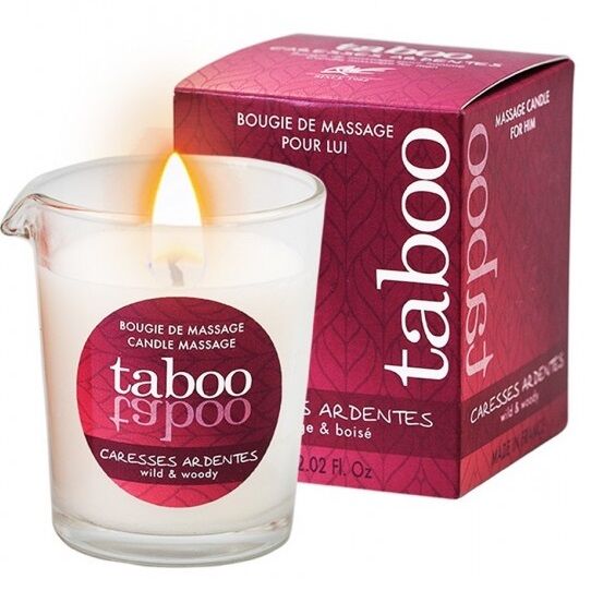 RUF - TABOO MASSAGECANDLE FÖR HÄNDOCHAR ARDENTES FERNAROMA