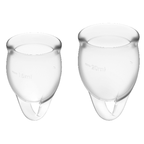 Satisfyer Feel Confident menskopp klar 15 + 20 ml