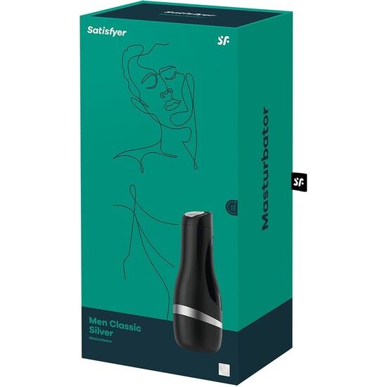 Satisfyer Men Classic Silver masturbator för män