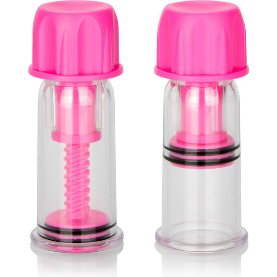 Calexotics Vacuum Twist Pink Nipple Sucker med justerbar sugkraft
