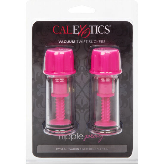 Calexotics Vacuum Twist Pink Nipple Sucker med justerbar sugkraft