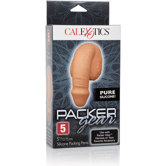 Silikon Packing Penis 12,75 cm i karamellfärg