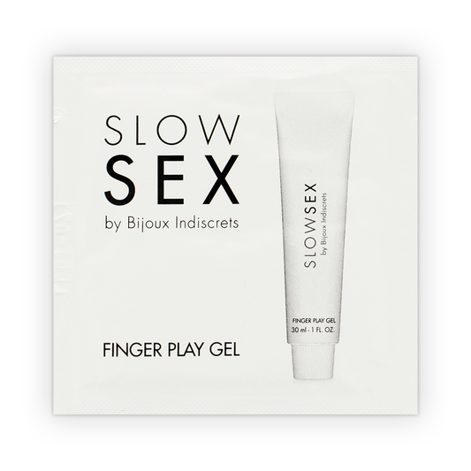 Bijoux SLOW SEX massagegel med fingerlek enkel dos