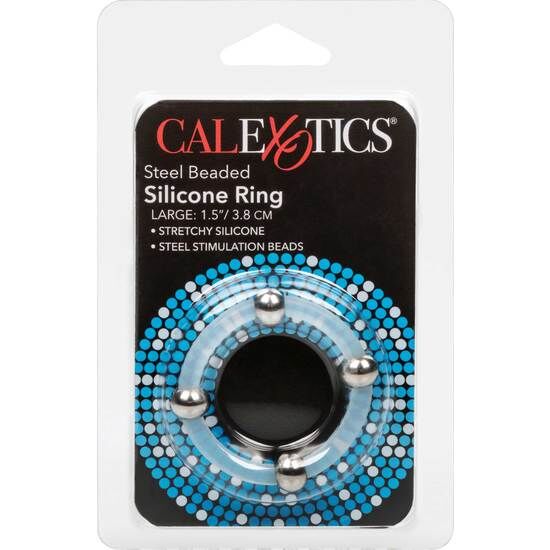 CALEXOTICS - SILIKONRING MED STÅLBEAD L