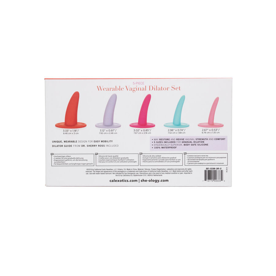 CALEXOTICS 5-delars bärbar dilatorset