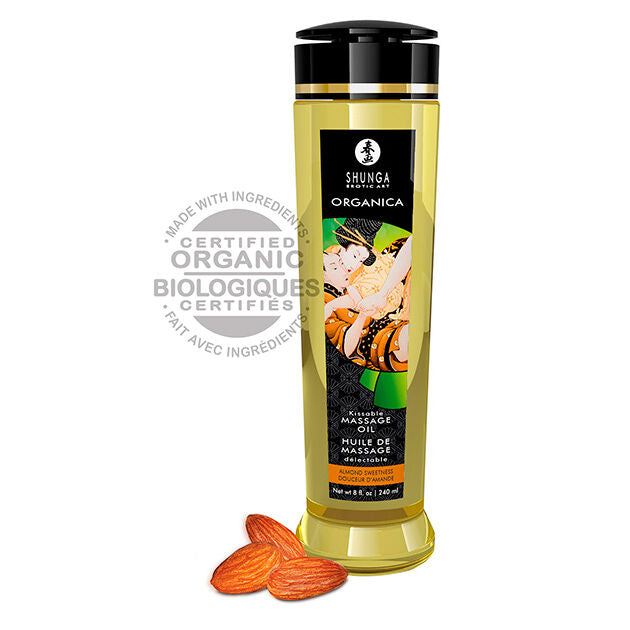Shunga Organic Almond Massage Oil