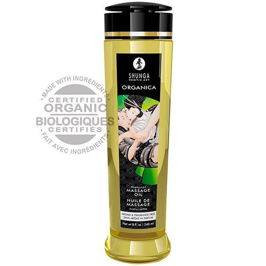 SHUNGA - NATURLIGT ORGANISK MASSAGEOLJA 240 ML