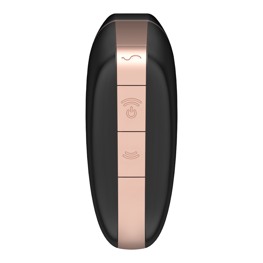 Satisfyer Love Triangle Air Pulse Stimulator och vibrator i svart