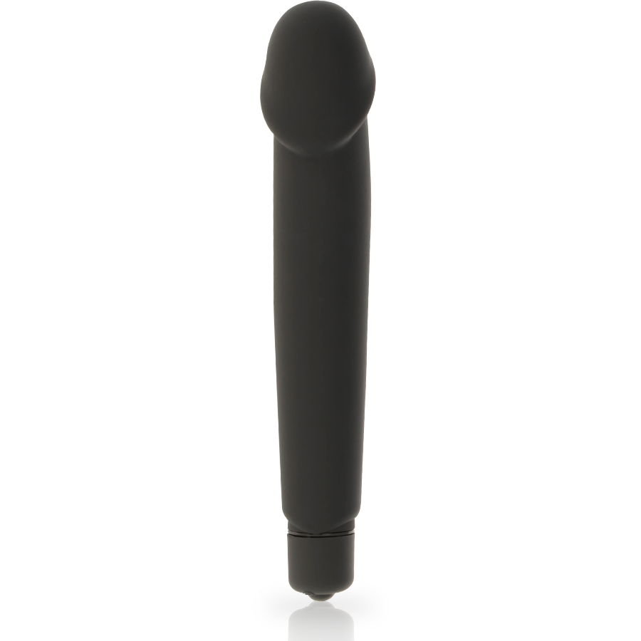 DOLCE VITA realistisk svart silikon vibrator