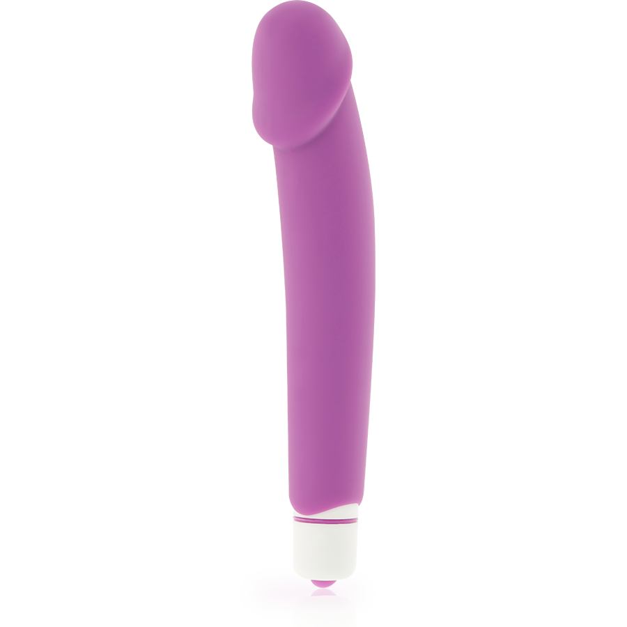 DOLCE VITA realistisk lila silikonvibrator