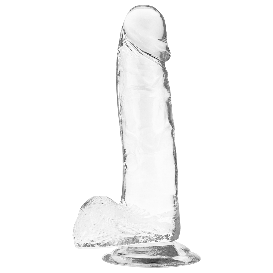 X RAY klar penis med bollar, 20 cm