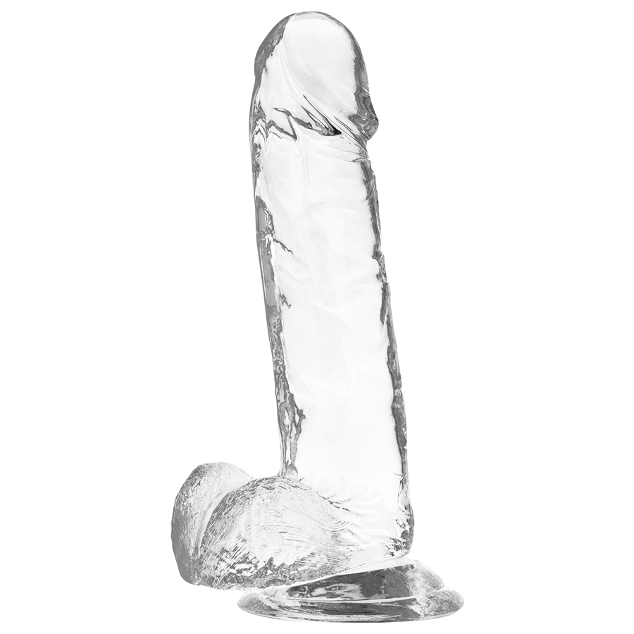X RAY klar penis med bollar, 20 cm