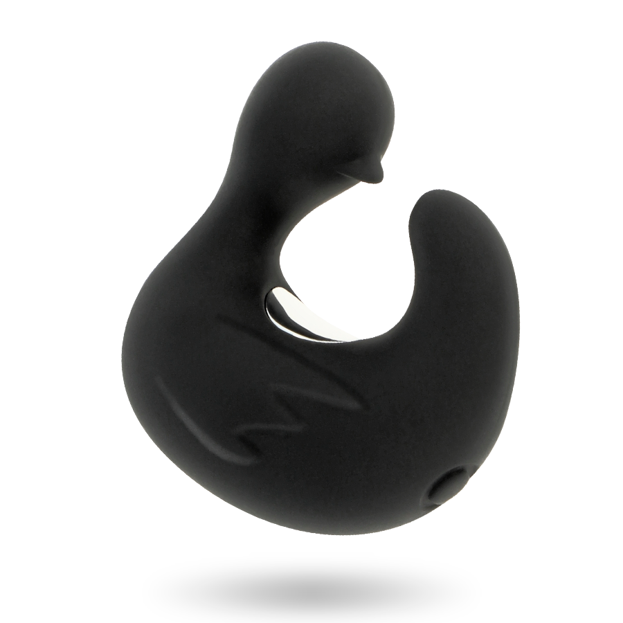 BLACK&SILVER Ducky - Återladdningsbar silikonstimulator