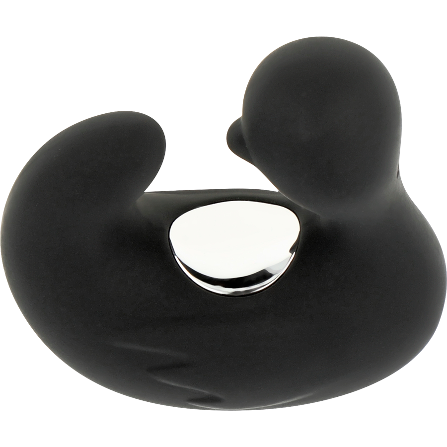 BLACK&SILVER Ducky - Återladdningsbar silikonstimulator